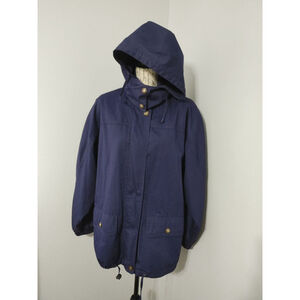 Women's London Fog Navy Utility Jacket M